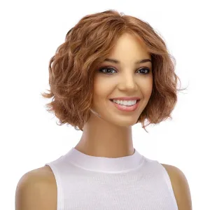 12" Halle Silk Top Wig Copper Wavy