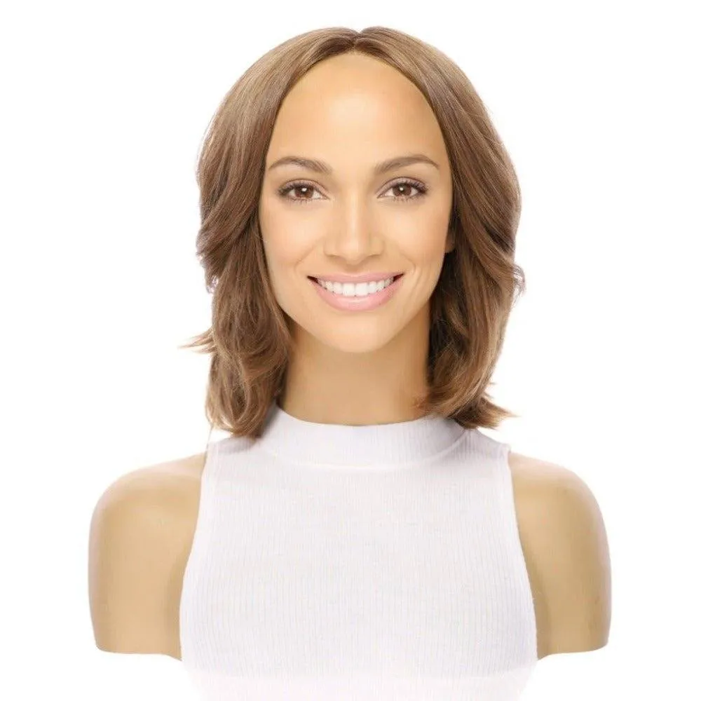 12" Luxe Pixie Silk Top Wig #12 Warm Light Brown Wavy