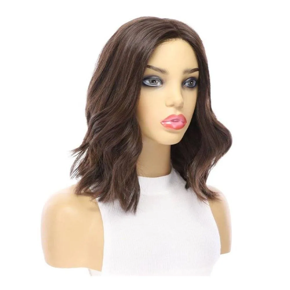 13" Luxe Bob Silk Top Wig #4 Dark Brown