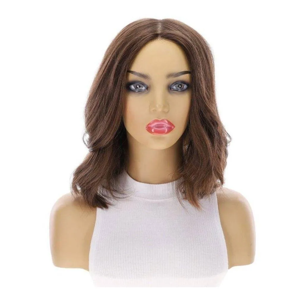 13" Luxe Bob Silk Top Wig #5 Warm Dark Brown