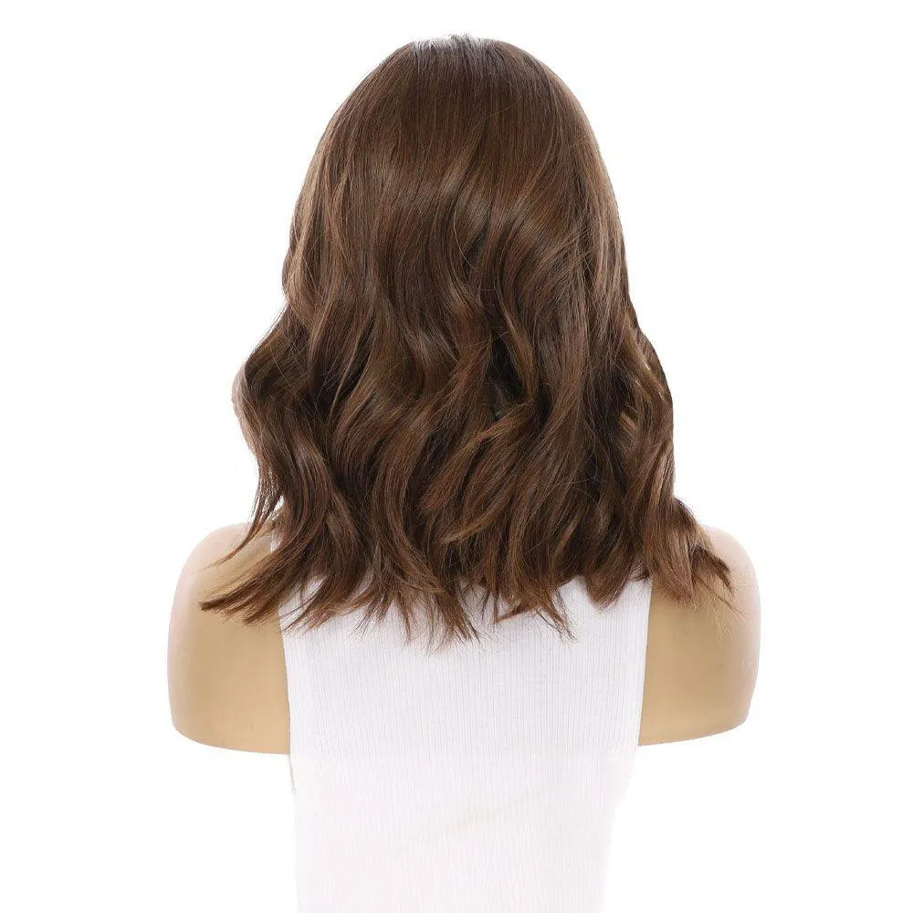 16" Luxe Silk Top Wig #8 Warm Medium Brown
