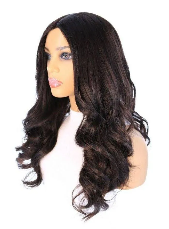 24" Gisele Silk Top Wig Soft Black