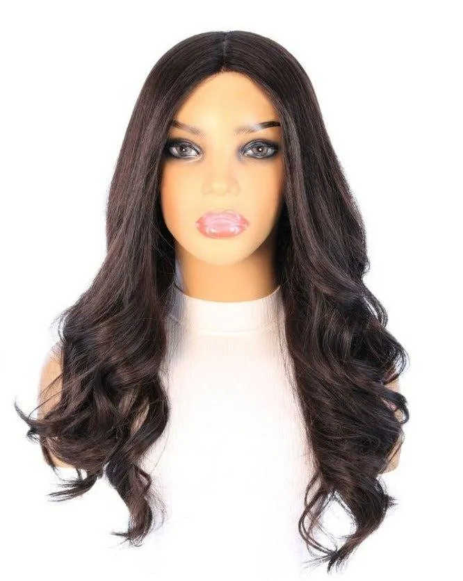 24" Gisele Silk Top Wig Soft Black
