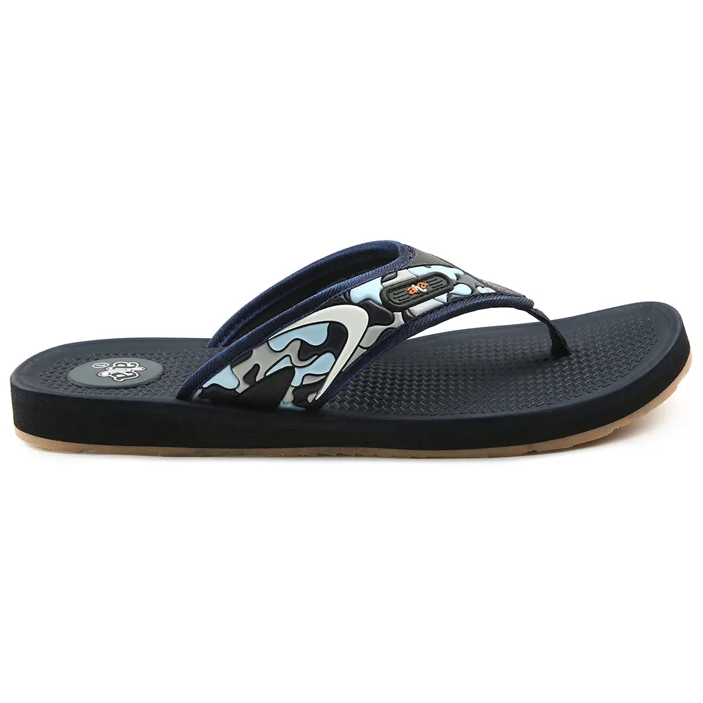 A-HA Navy Blue Casual Slipper For Men ANCO-7 By Liberty