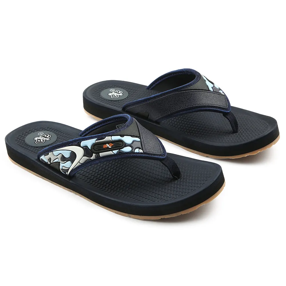 A-HA Navy Blue Casual Slipper For Men ANCO-7 By Liberty