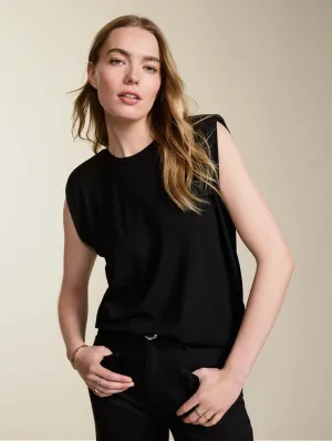 Alessia LENZING™ ECOVERO™ Top | Caviar Black