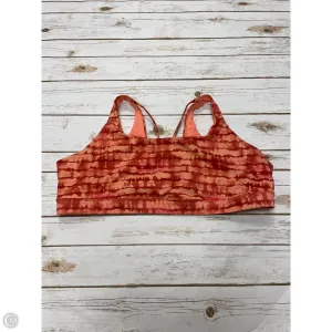 Athletic Bra By Athleta In Orange, Size: 3x