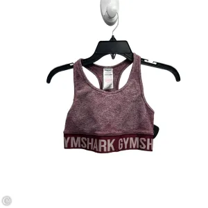 Athletic Bra By Gym Shark In Maroon, Size: S