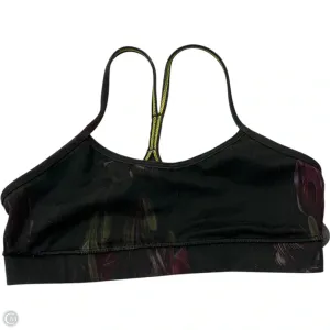 Athletic Bra By Lululemon In Green & Purple, Size: M