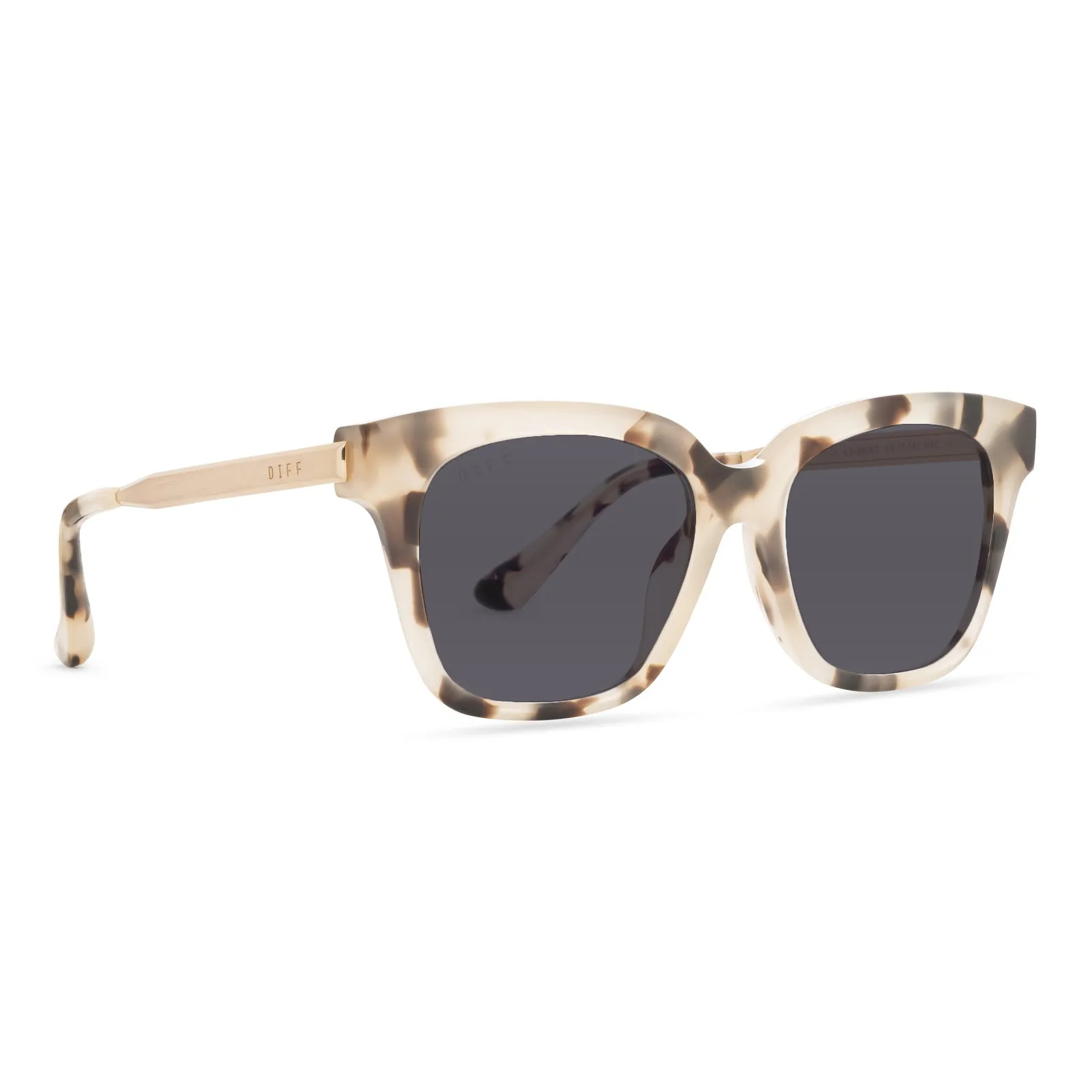 BELLA XS - CREAM TORTOISE   SOLID GREY SUNGLASSES