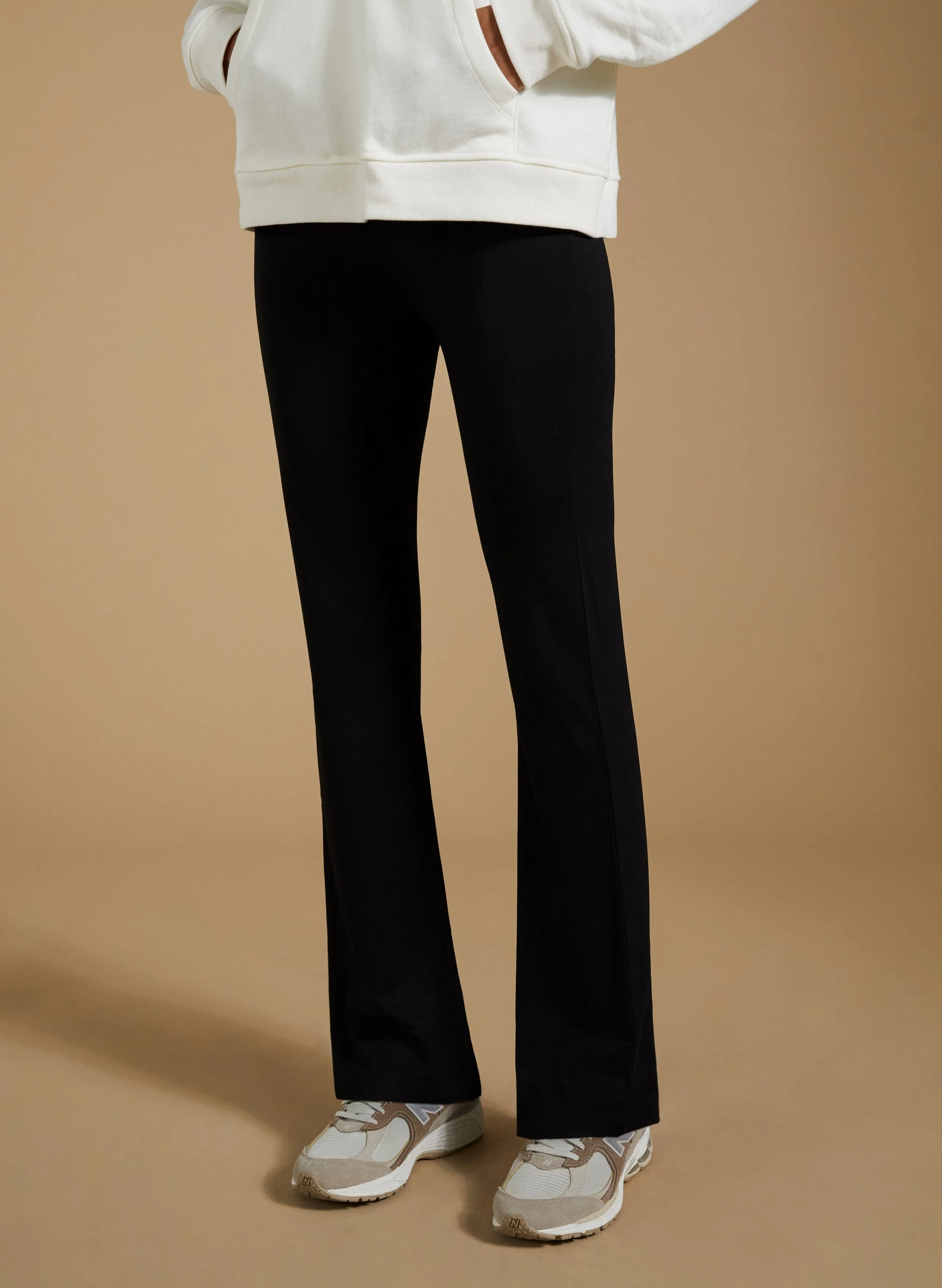 Bibii LENZING™ ECOVERO™ Flared Leggings | Caviar Black