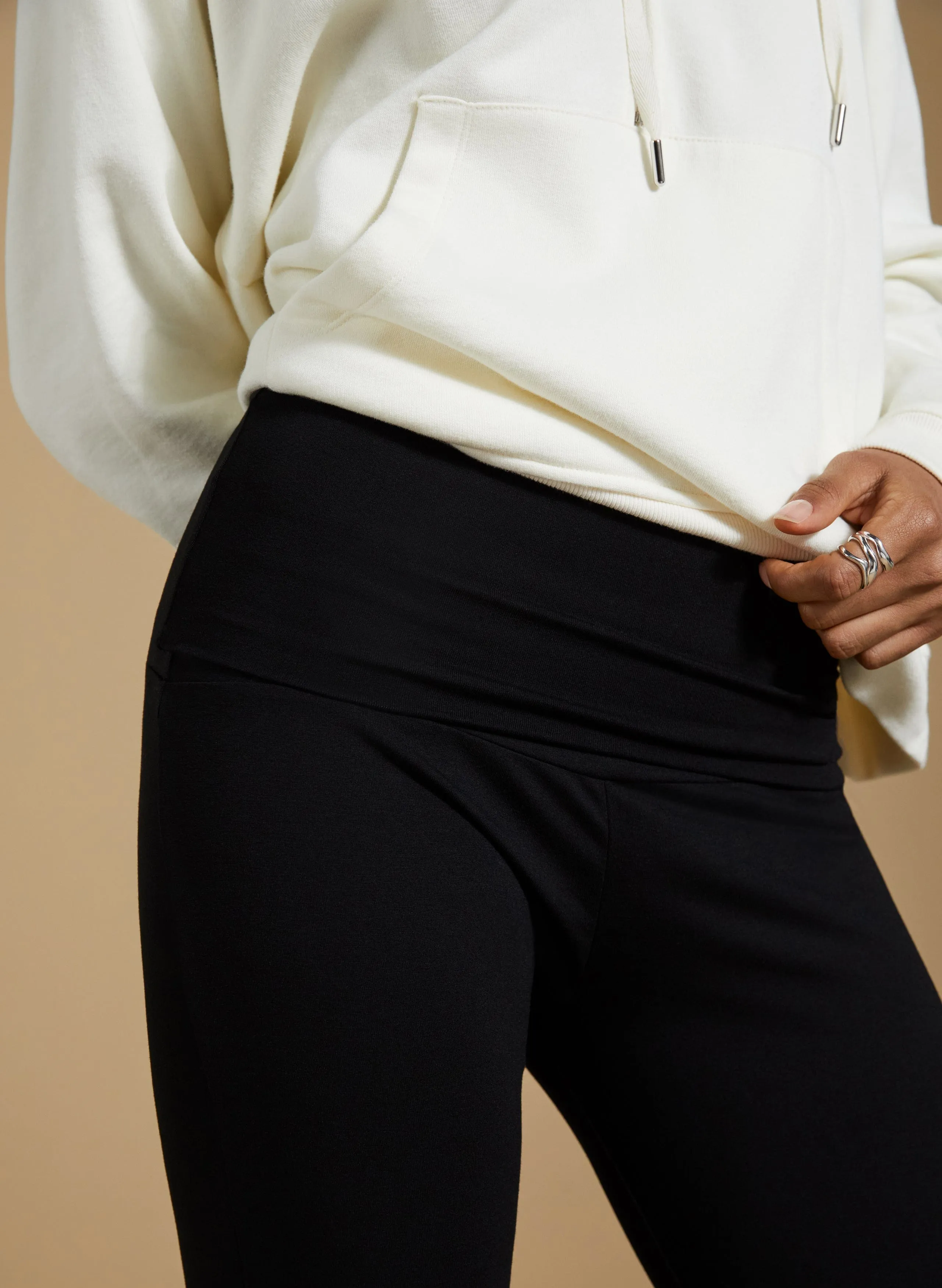 Bibii LENZING™ ECOVERO™ Flared Leggings | Caviar Black