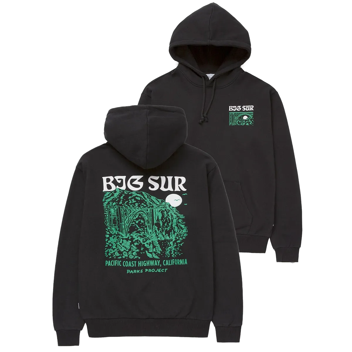 Big Sur Puff Print Bridges Hoodie