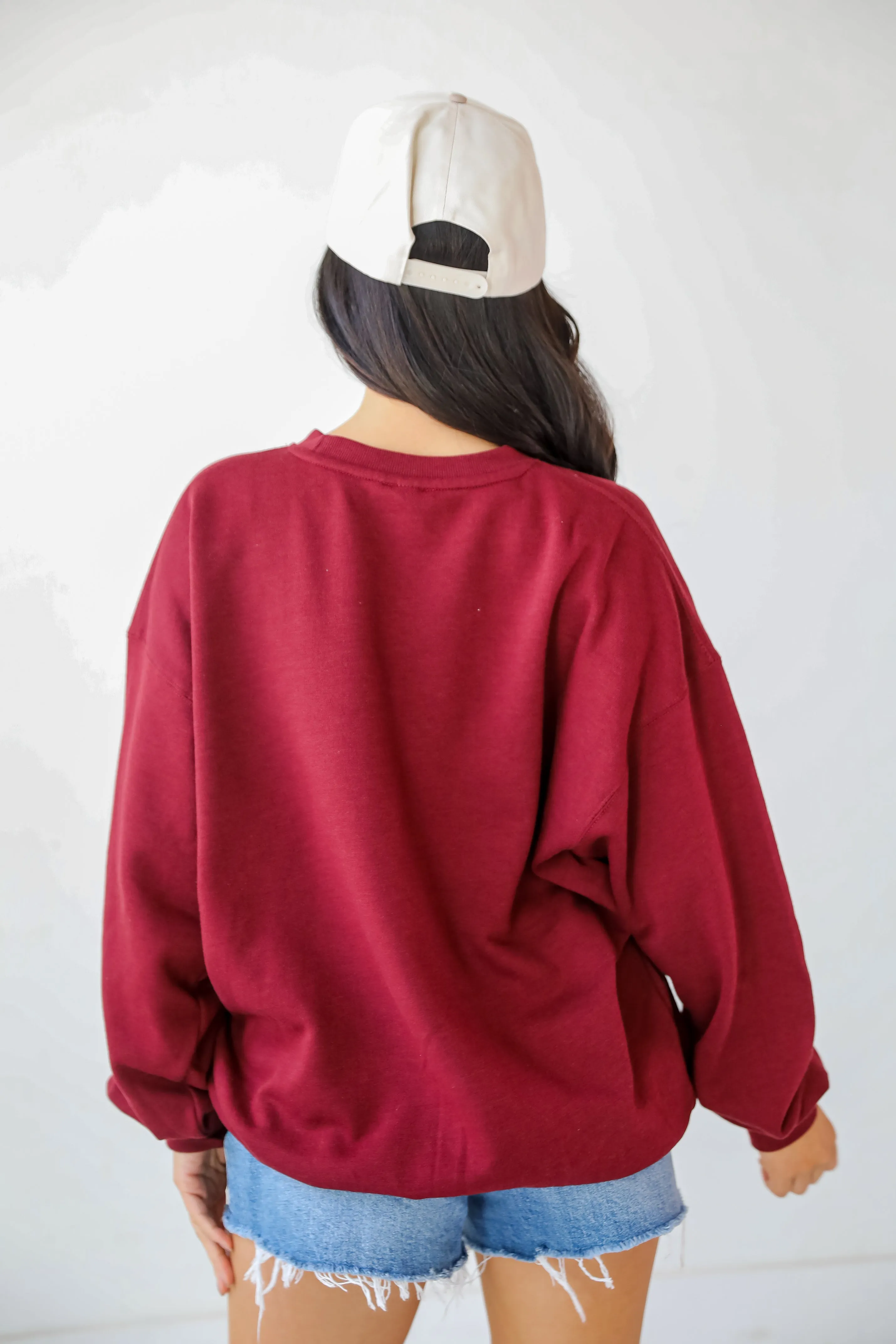 Burgundy Charleston Sweatshirt