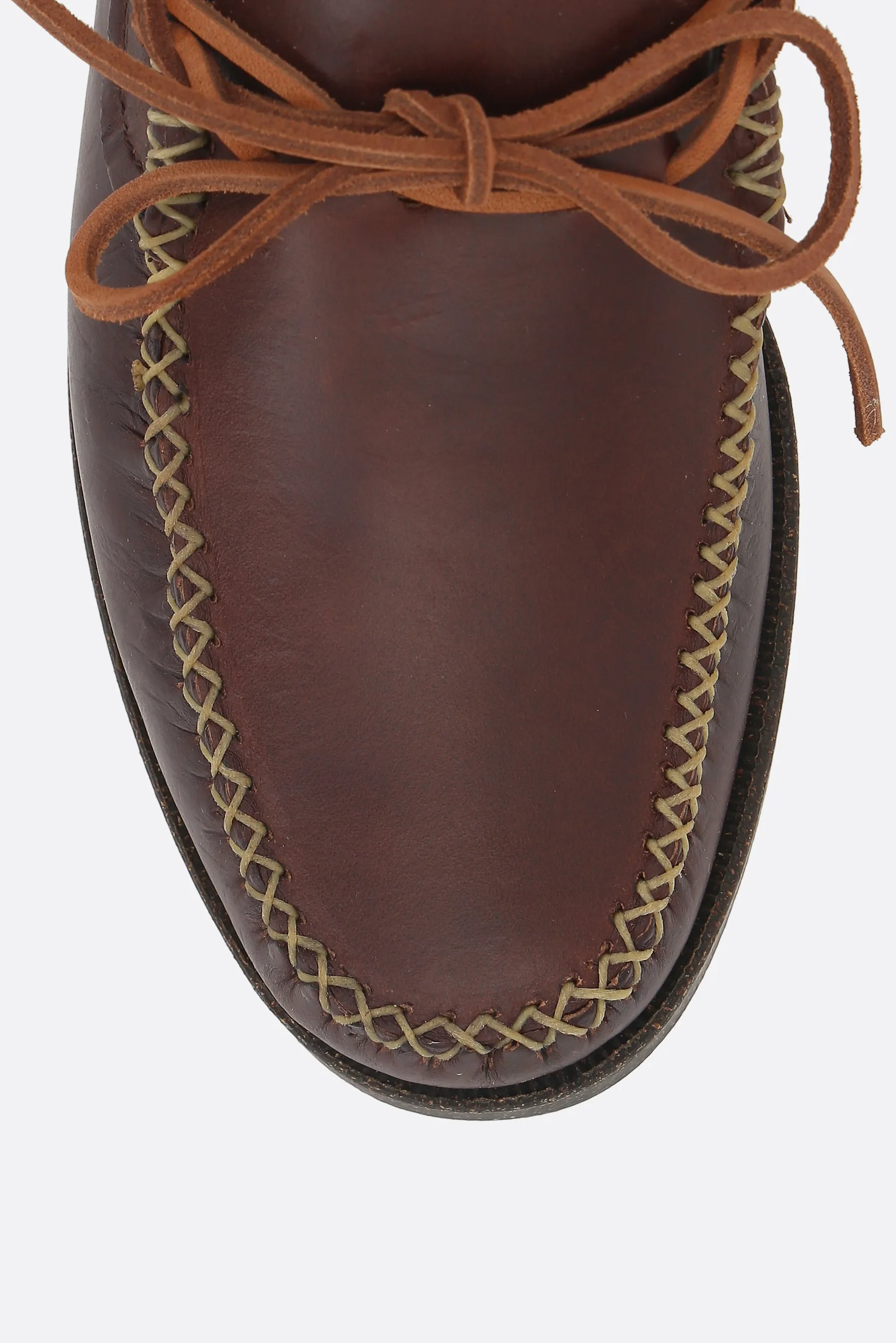 Canoe Moc boat shoes in smooth leather