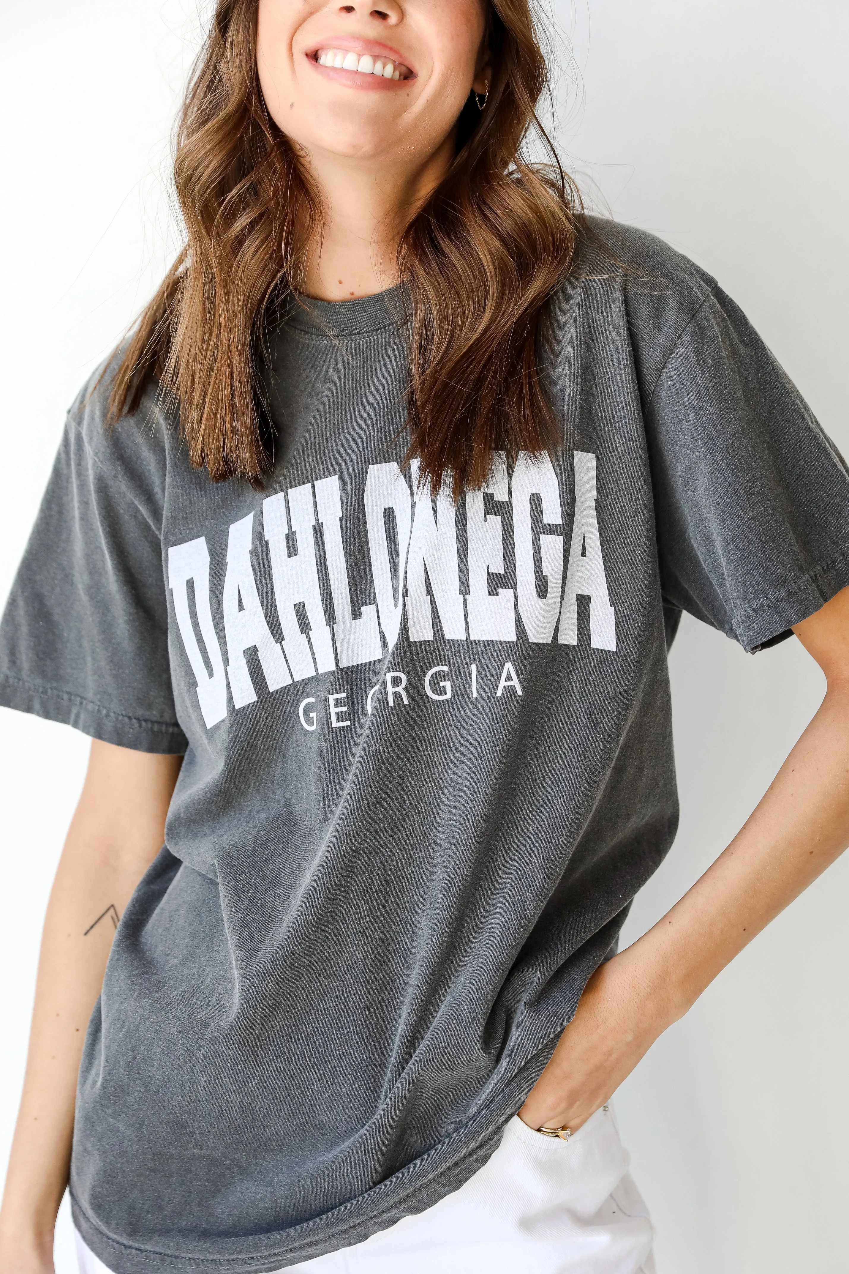 Charcoal Dahlonega Georgia Tee