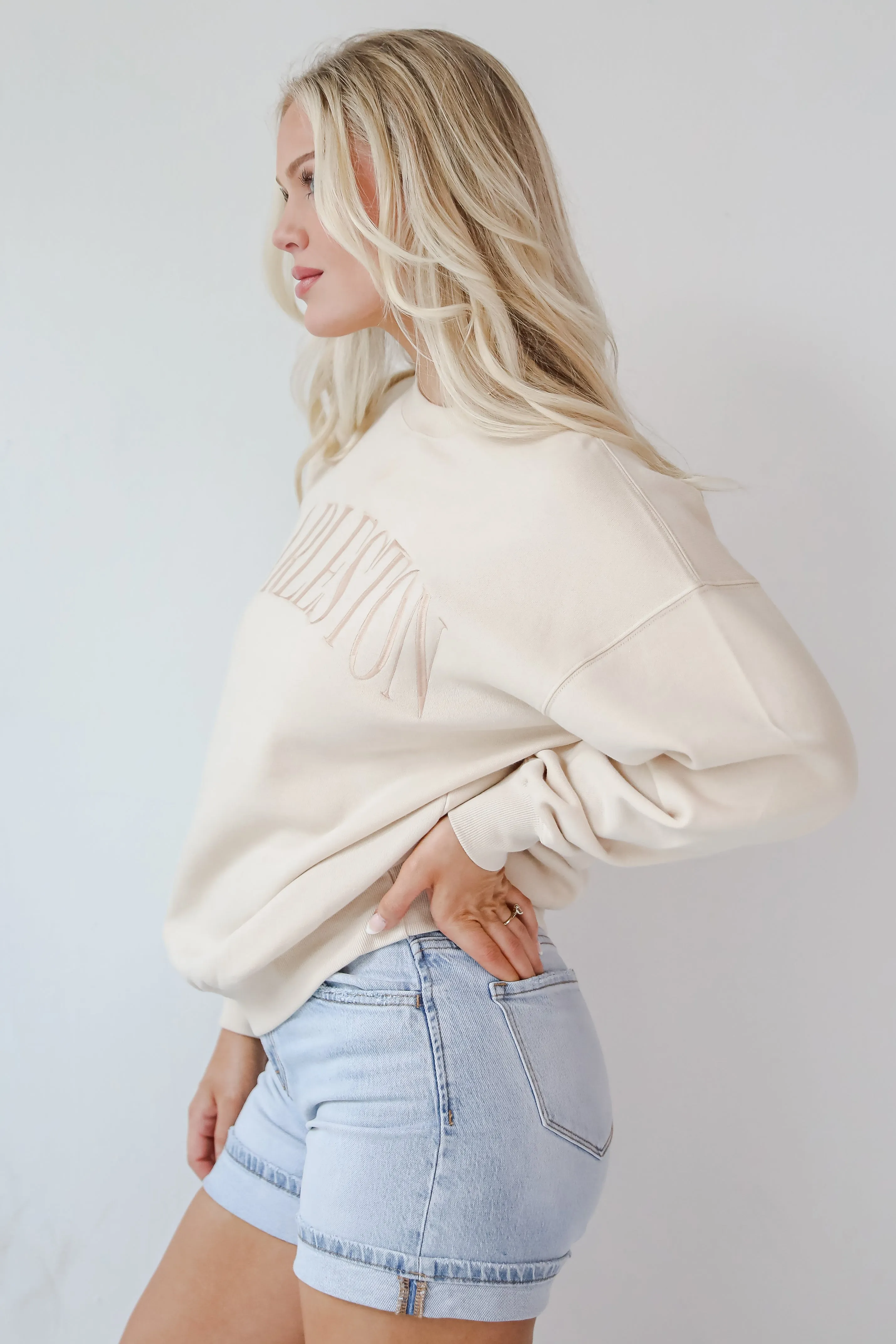 Charleston Embroidered Sweatshirt