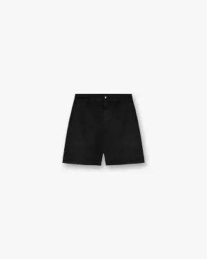Cotton Tailored Short - Jet Black