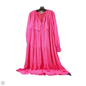 Dress Casual Maxi By Loft In Pink, Size: Xs