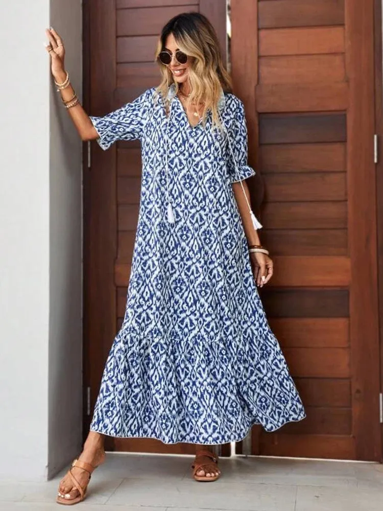Fashion Women's Floral Holiday Dress