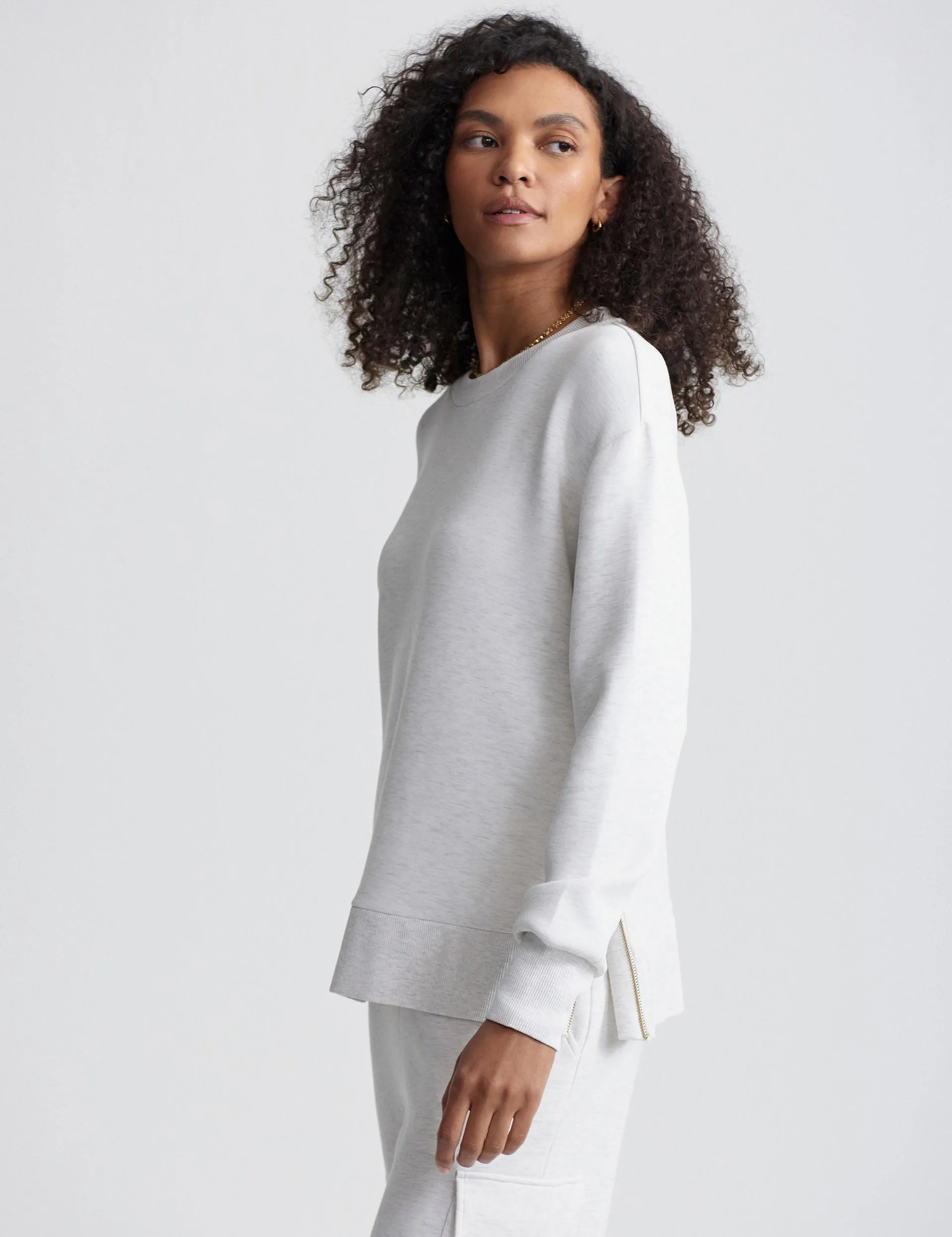 Gabriella Sweat - Ivory Marl
