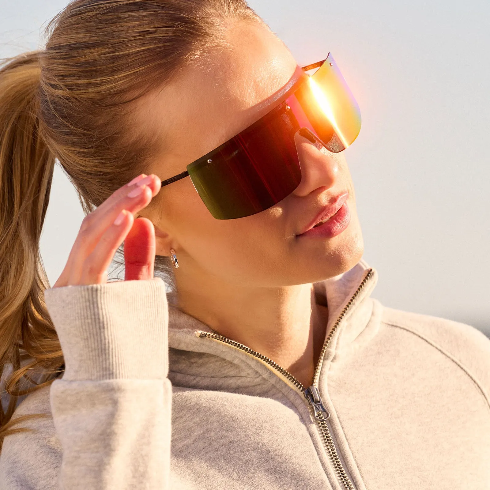 GRANDSLAM - BLACK   RAINBOW MIRROR   POLARIZED SUNGLASSES