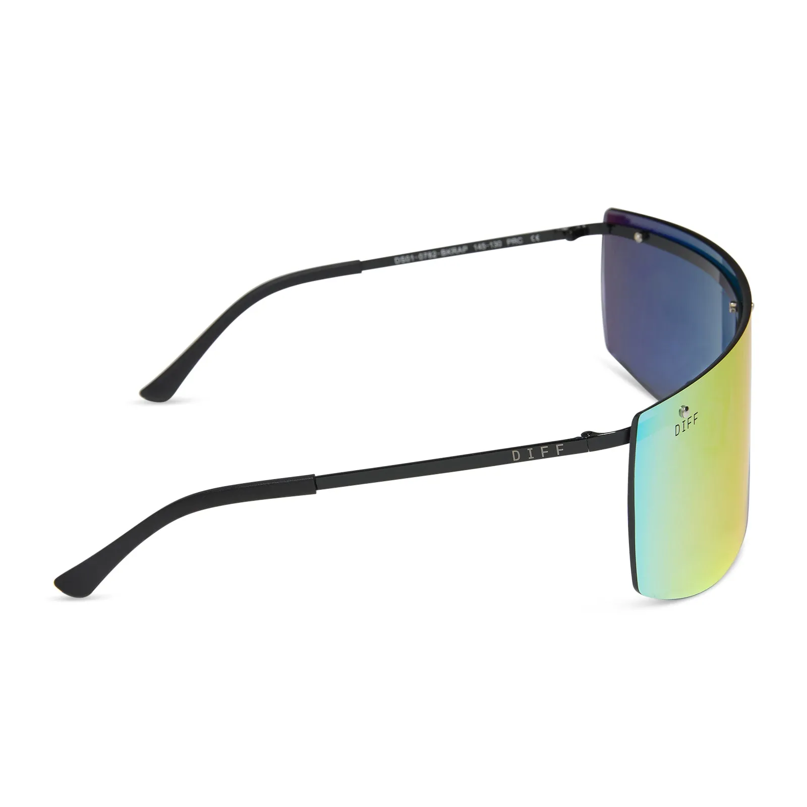 GRANDSLAM - BLACK   RAINBOW MIRROR   POLARIZED SUNGLASSES