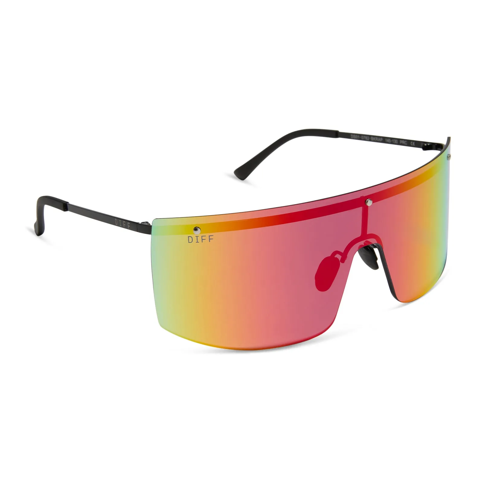 GRANDSLAM - BLACK   RAINBOW MIRROR   POLARIZED SUNGLASSES