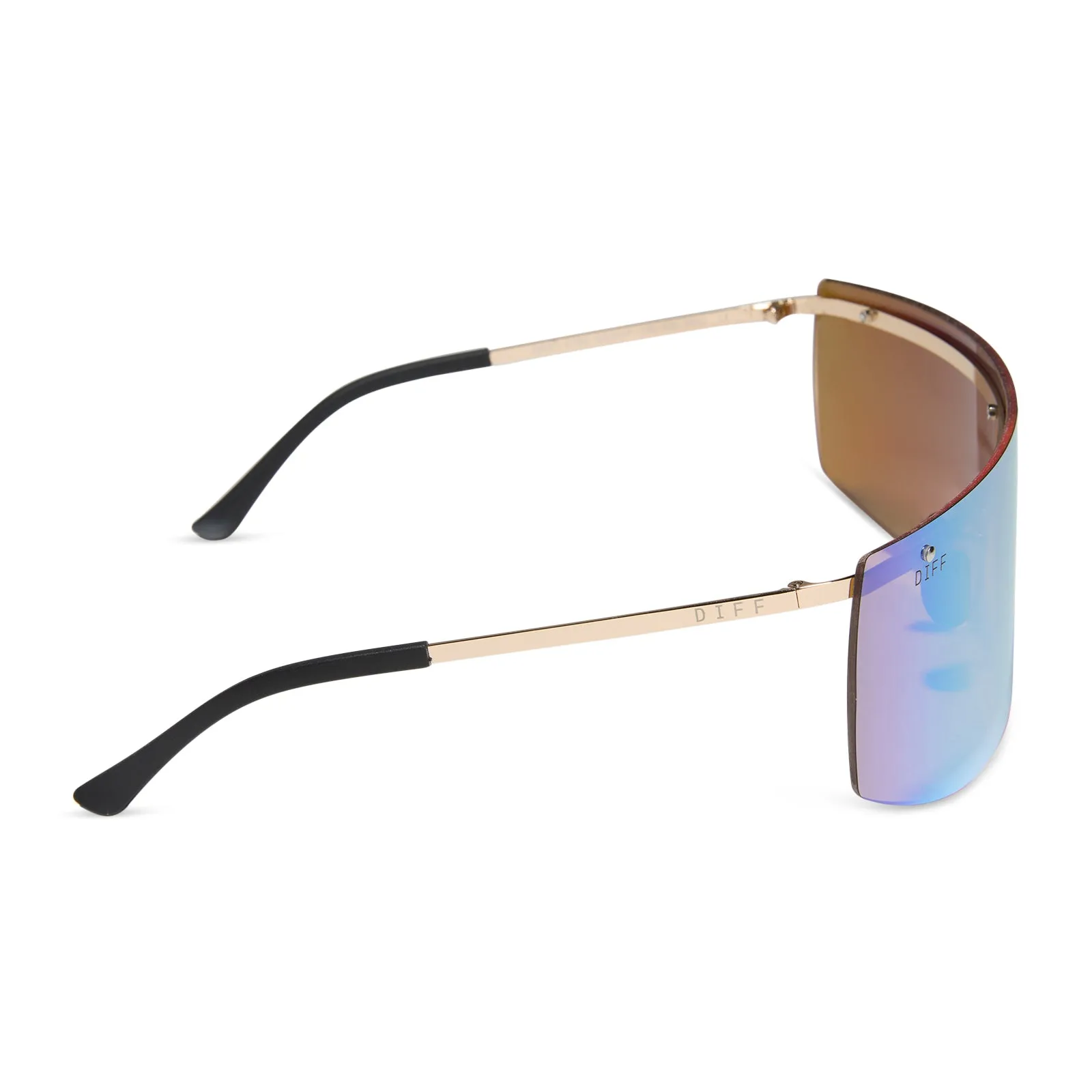 GRANDSLAM - GOLD   SHERBERT RAINBOW MIRROR   POLARIZED SUNGLASSES