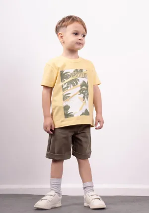 Hashtag Boy Whatever Tee and Short Set, Multi
