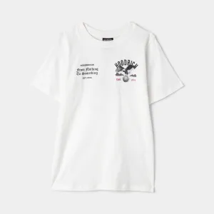 Hoodrich Juniors' Flight Tee White / Black - Lychee
