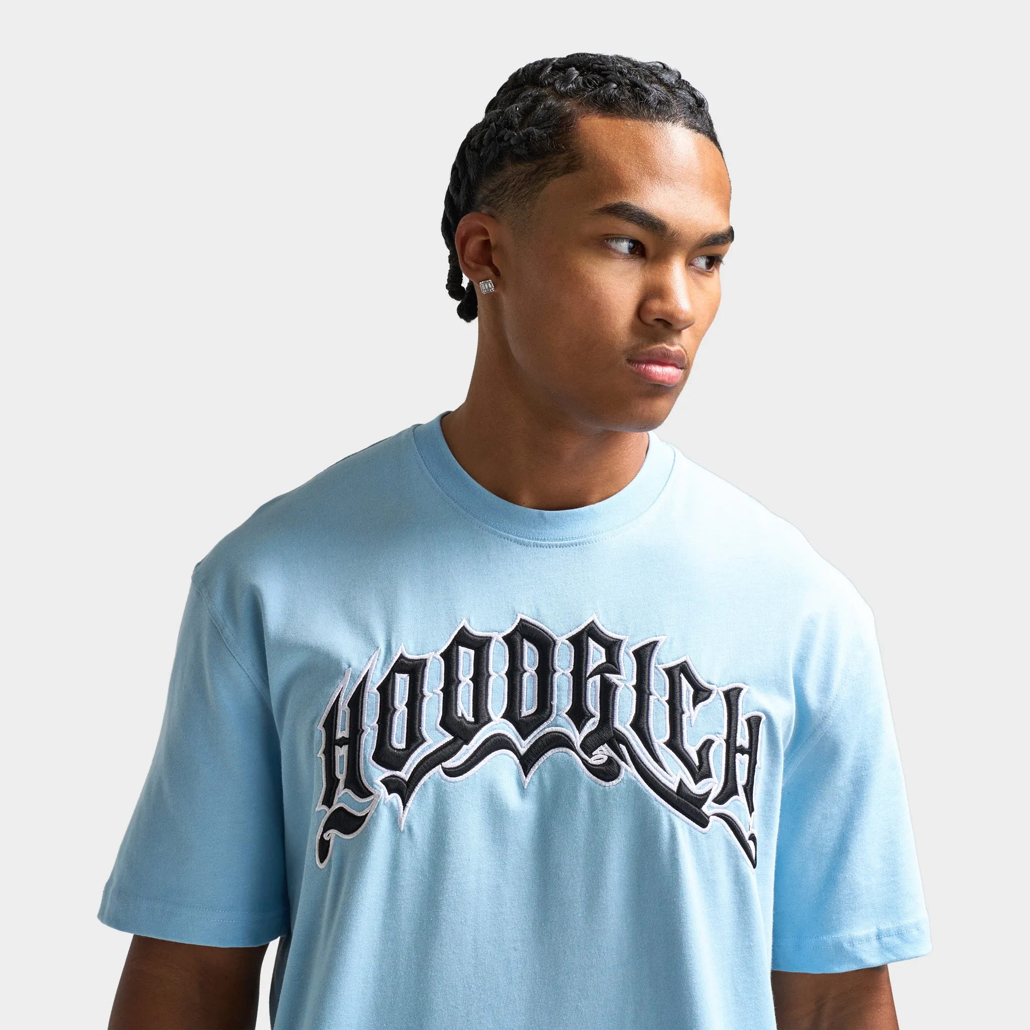 Hoodrich Ritual Embroidered T-Shirt Clear Sky / Black
