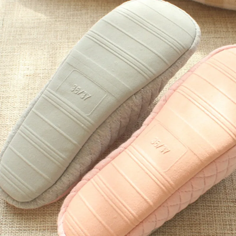 Ladies Home Cotton Slippers Spring And Summer Breathable Cotton Slippers UGG Style