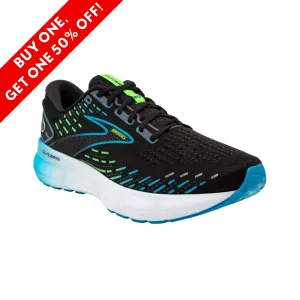 Men’s Glycerin 20 – Black/Hawaiian Ocean/Green (D Width)