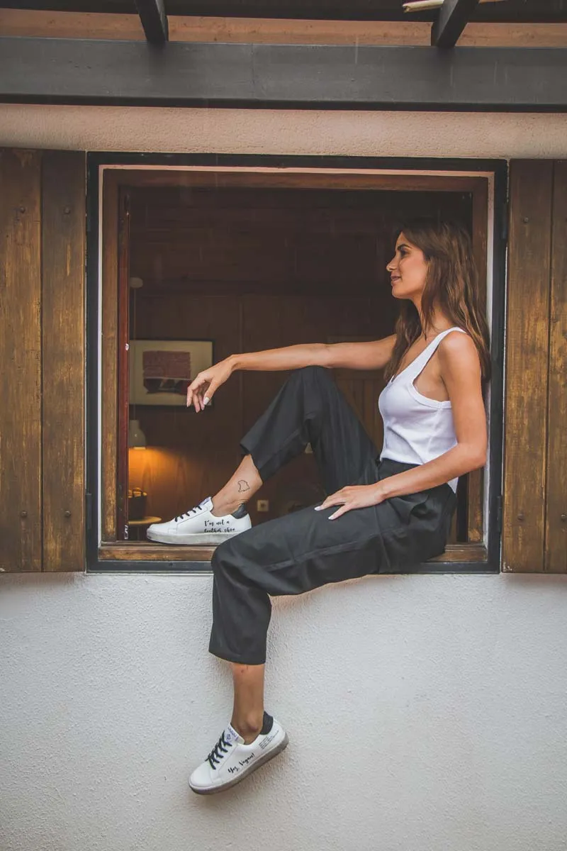My Tennis Yes Vegan Apple Leather Sneakers | Vegan