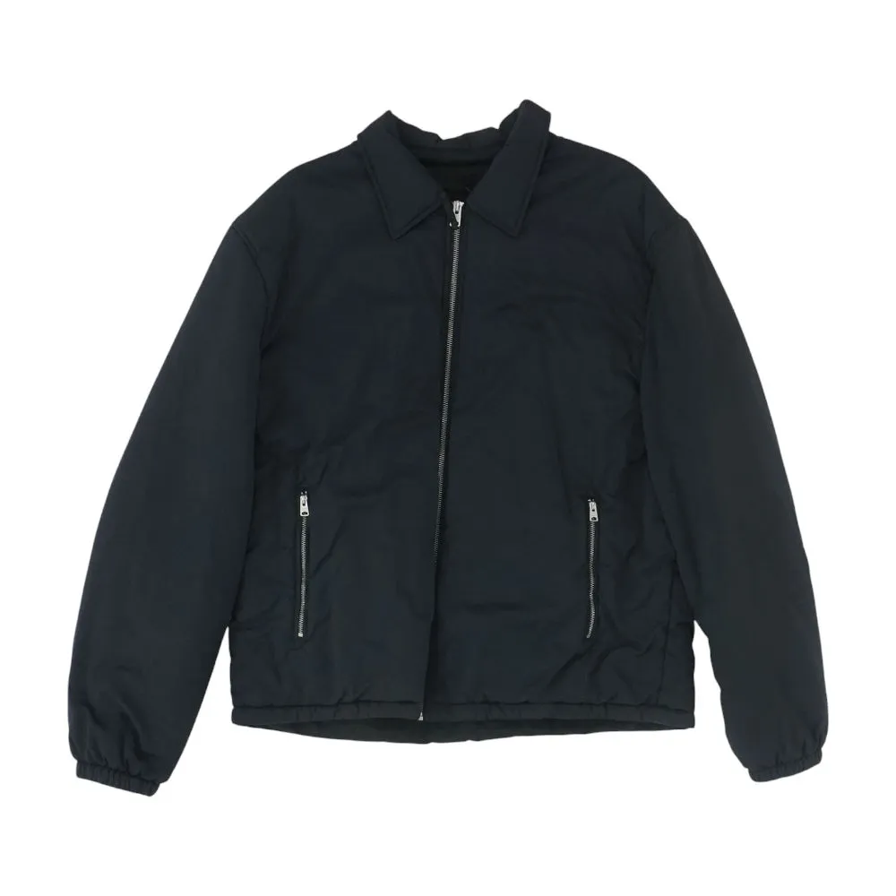 Navy Solid Bomber Jacket
