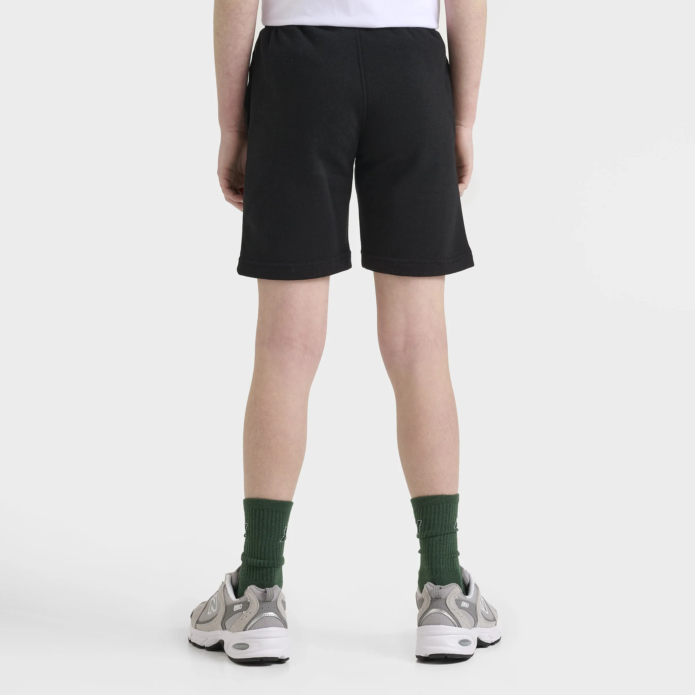 New Balance Junior Boys' Small Logo Shorts / Black