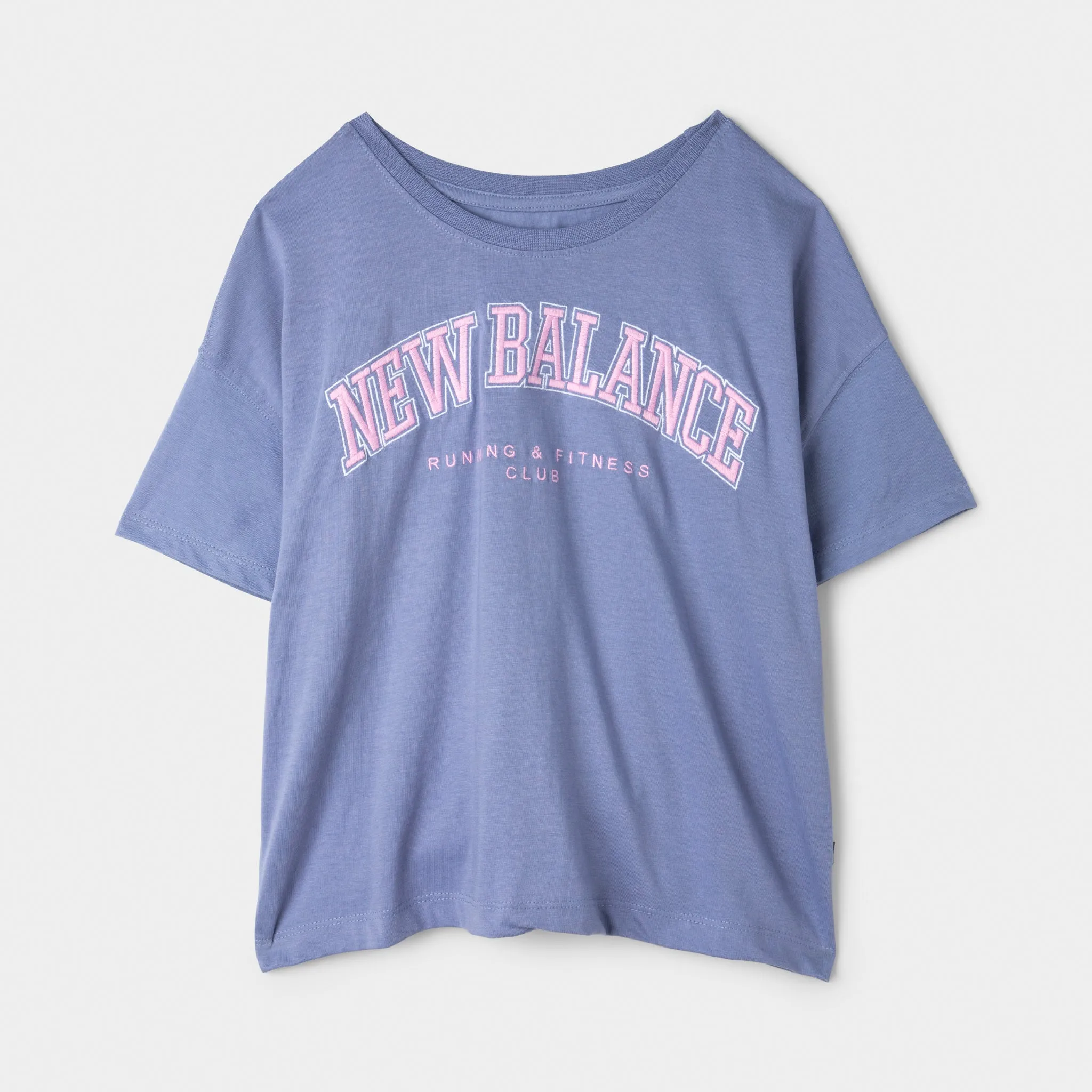 New Balance Junior Girls' Club Tee Dusk Shower