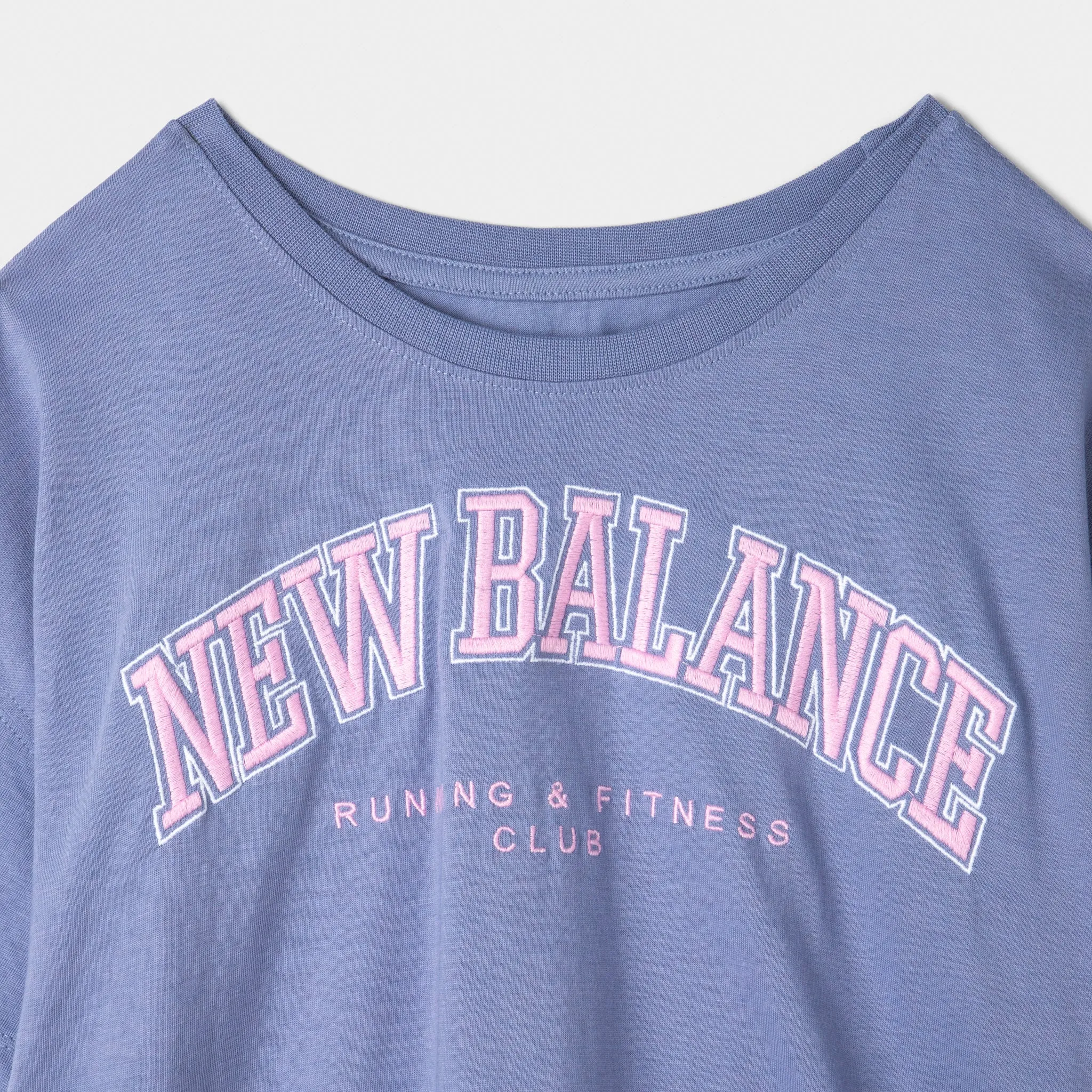 New Balance Junior Girls' Club Tee Dusk Shower