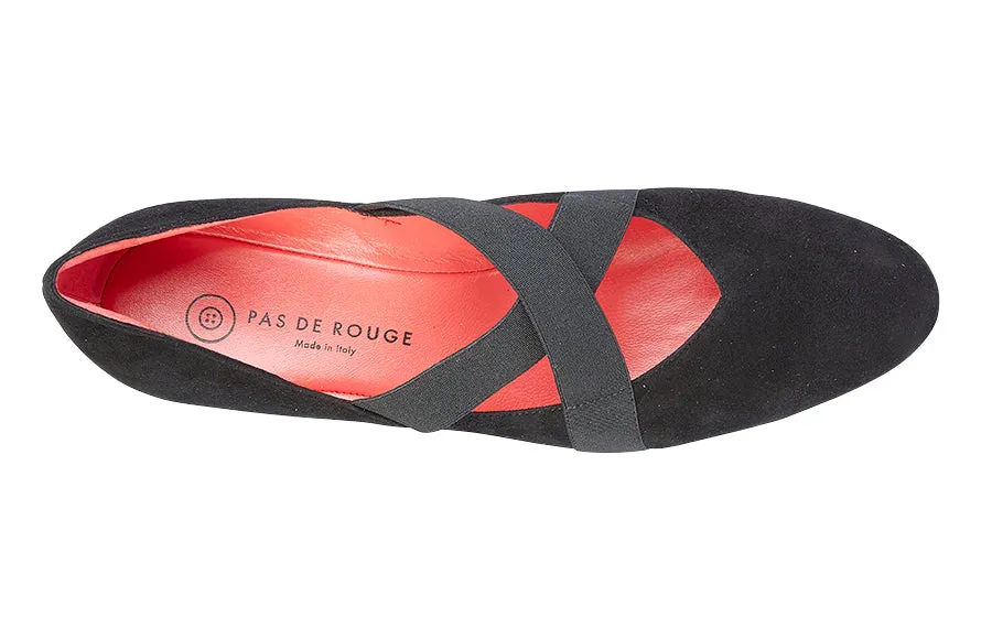 Pas Dalia Black Suede