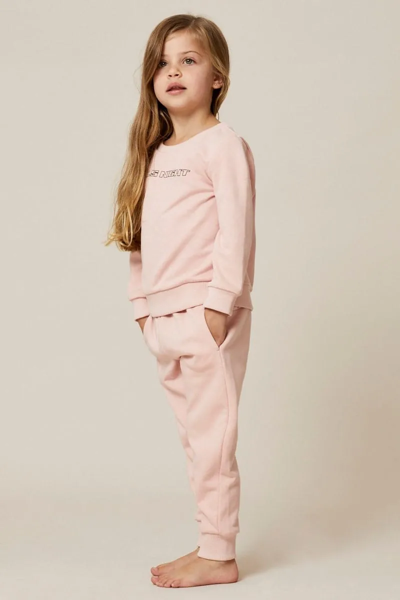Pink Kids Track Pants