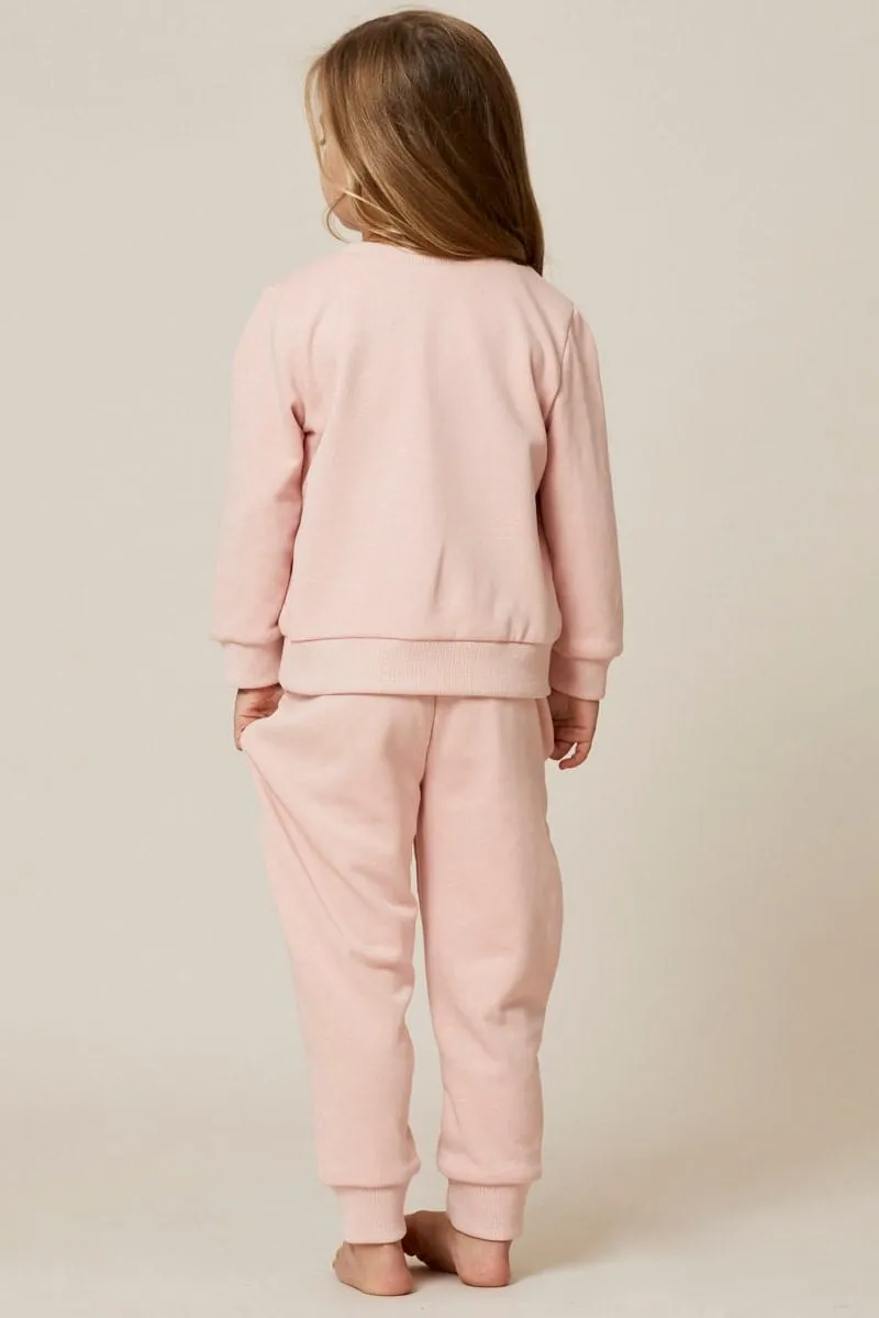 Pink Kids Track Pants
