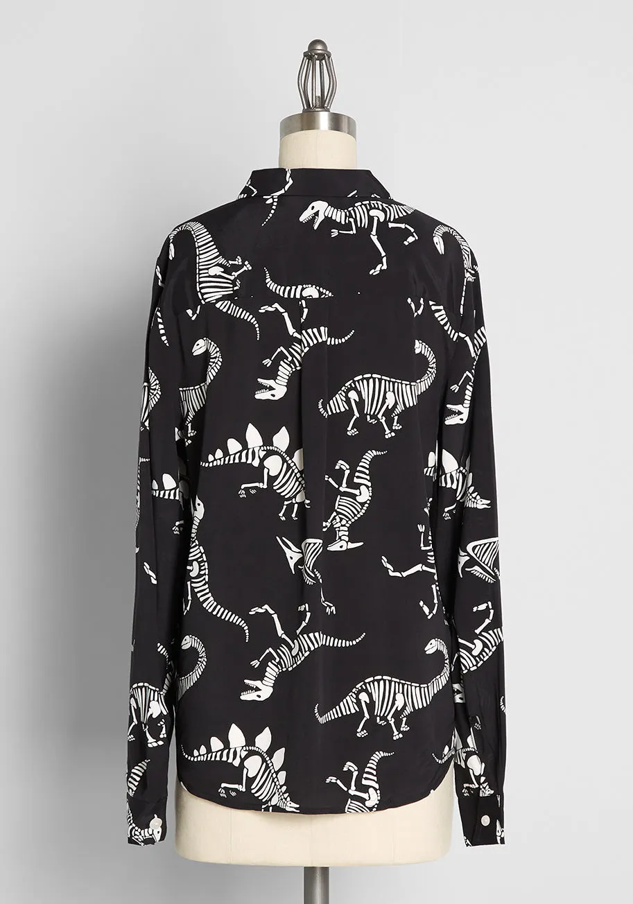 Pristine Dreams Button-Up Shirt