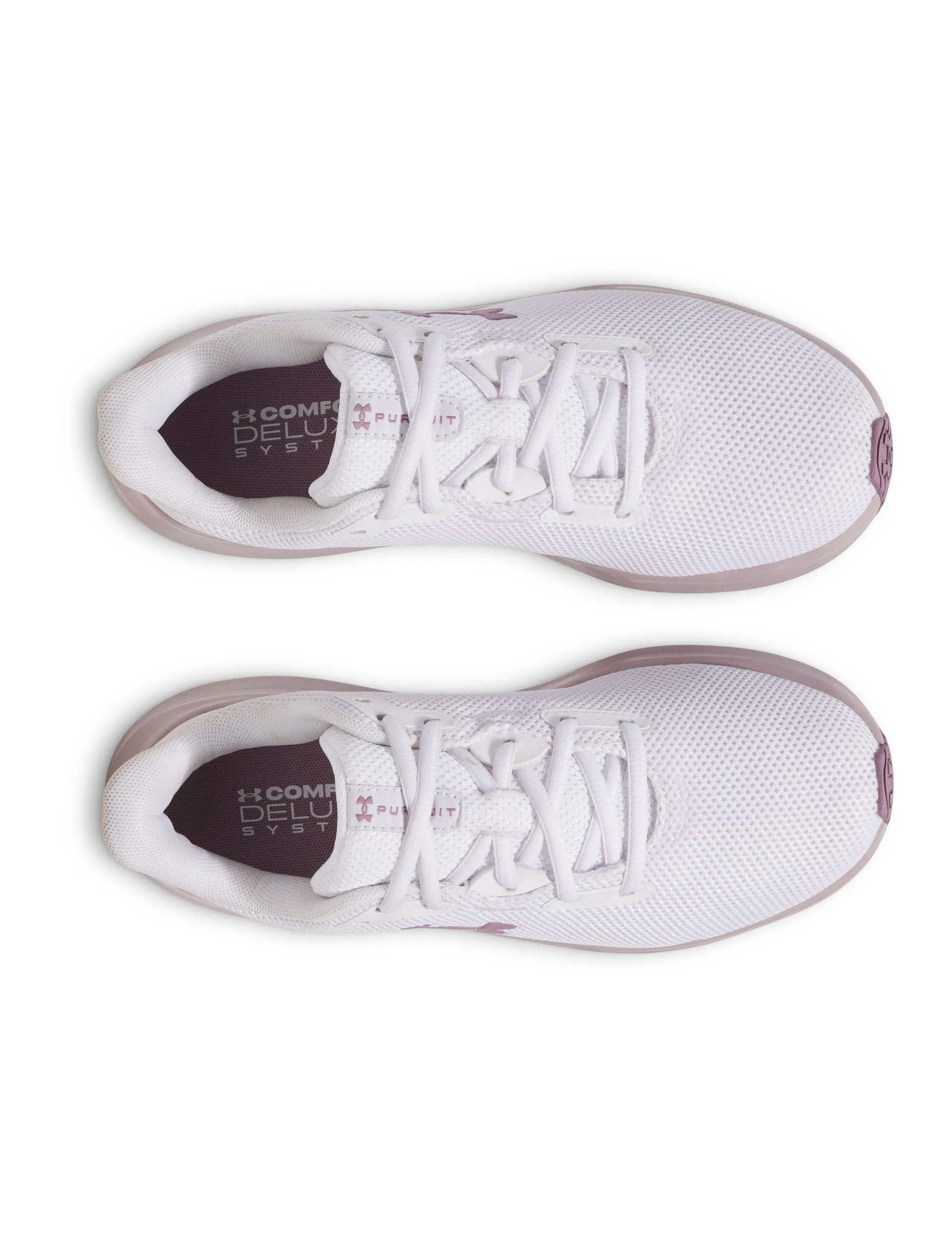 Pursuit 4 Running Shoes - White/Purple Prime