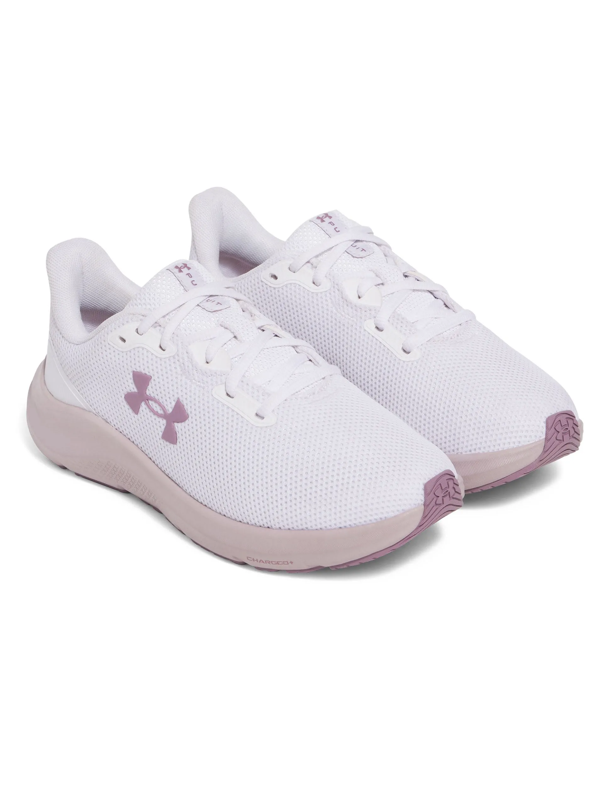 Pursuit 4 Running Shoes - White/Purple Prime
