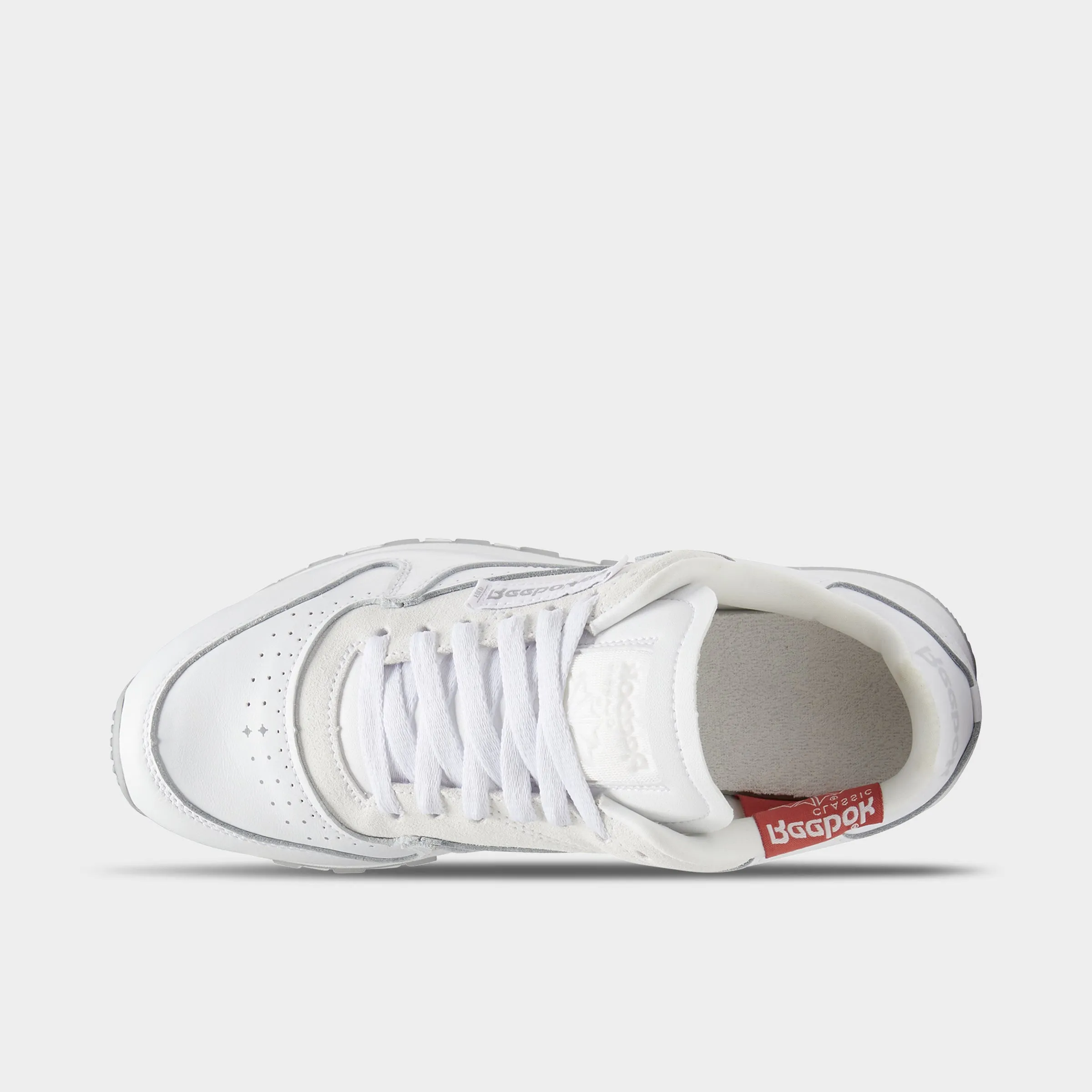 Reebok Women's Classic Leather White / White / Rhodonite