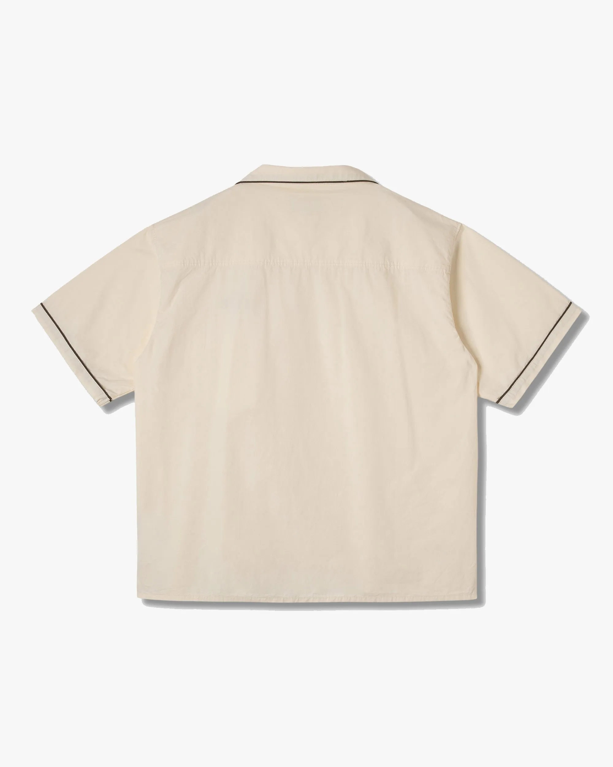 Stan Ray Bowling Shirt - Natural / Matt Black