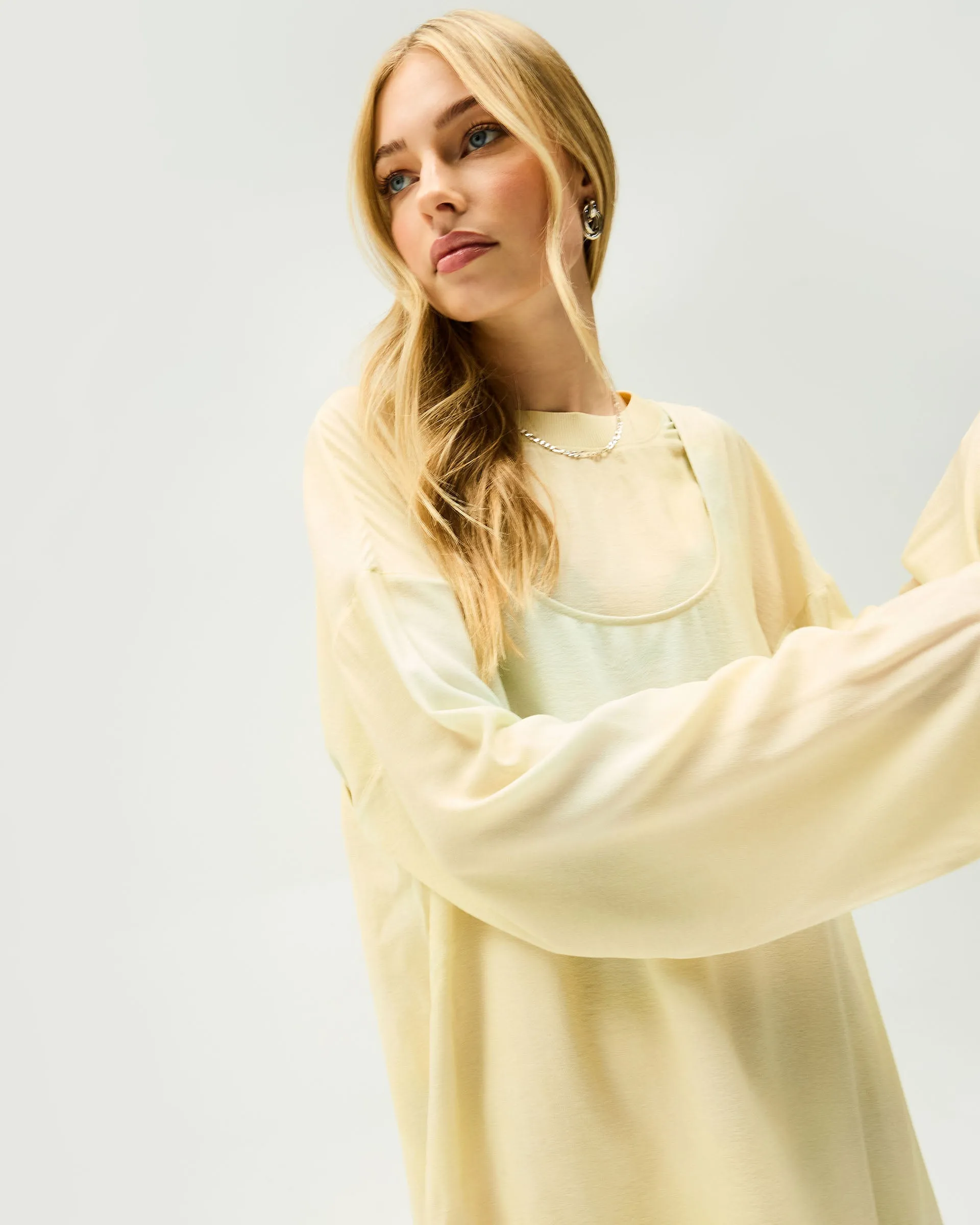 Storm Mini Dress - Storm Print Natural