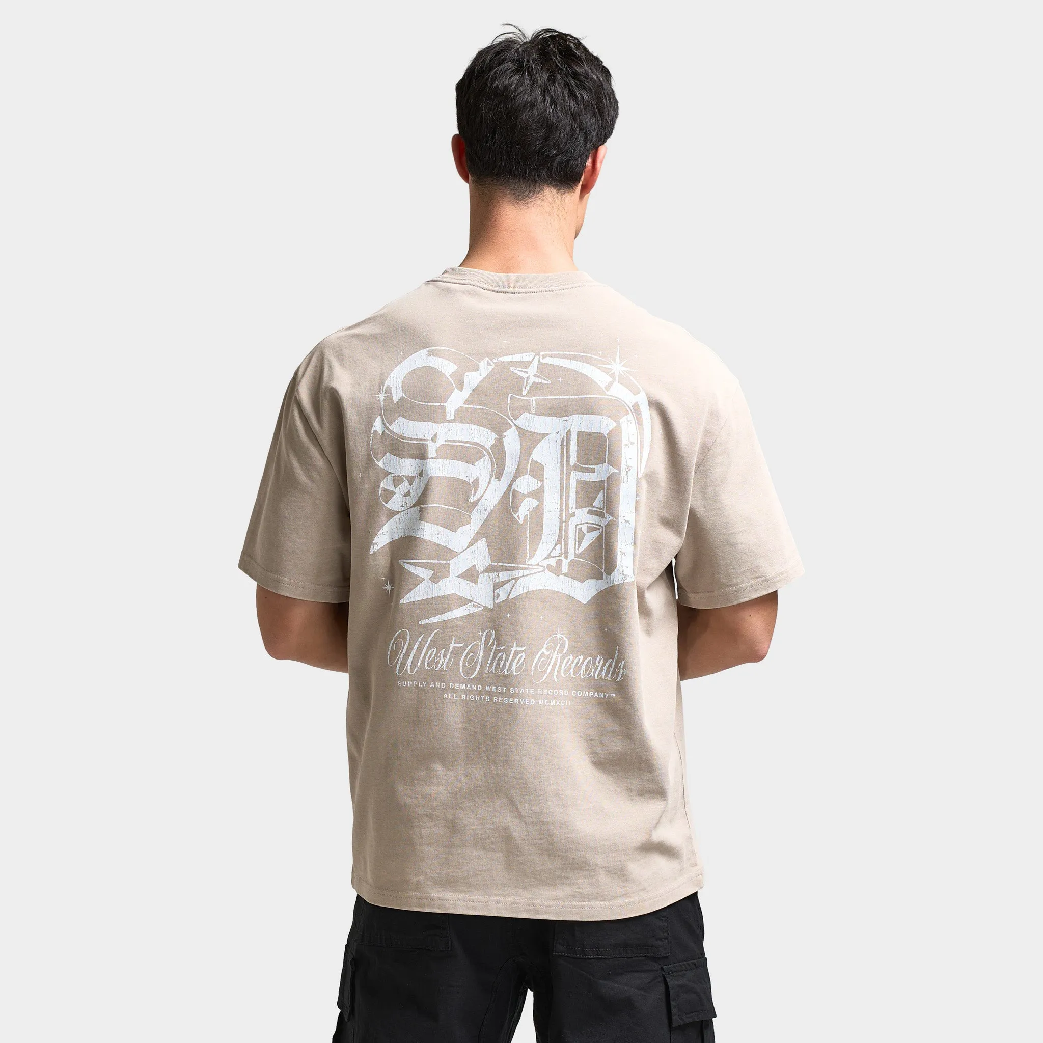 Supply & Demand Finley Graphic T-Shirt / Washed Taupe