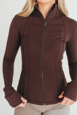 Trista Butter-Soft Athletic Jacket In French Press
